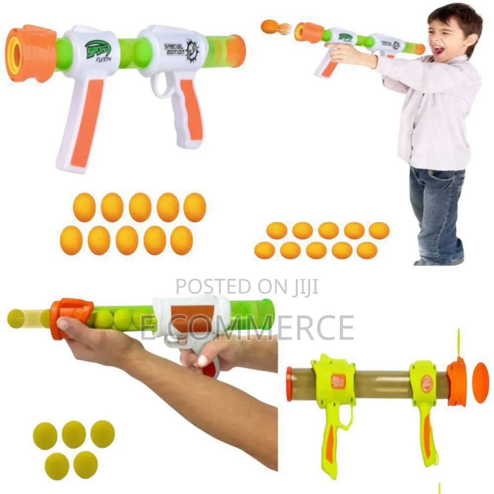 Kids Aerodynamic Soft Bullet Gun