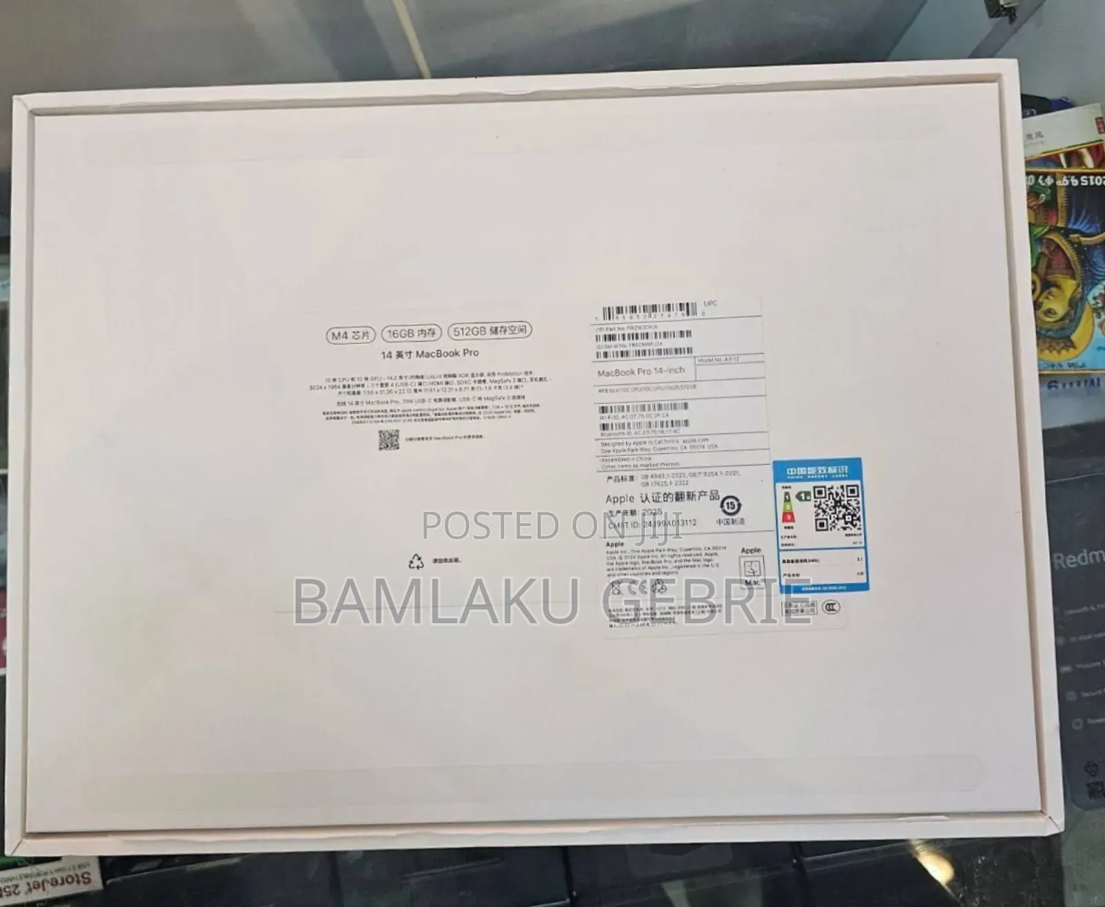 New Apple MacBook Pro 2024 M4 14-Inch 16GB Apple M4 Pro SSD 512GB