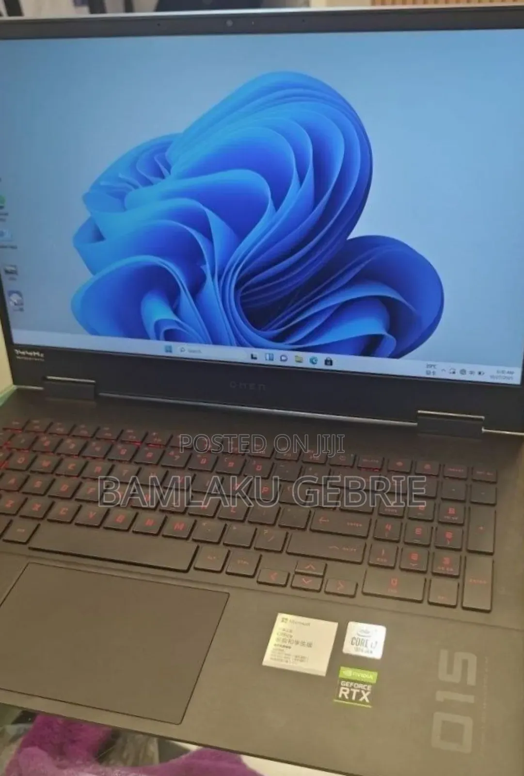 New Laptop HP Omen 15 16GB Intel Core I7 SSD 1T