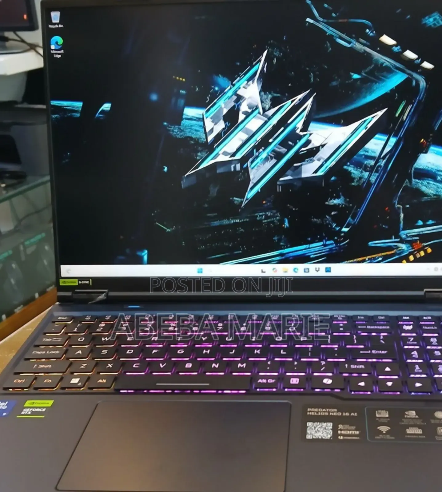 New Laptop Acer Predator Helios Neo 16 32GB Intel Core Ultra 9 SSD 1T