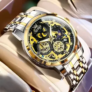 Olevs Mens Watch Chronograph Luxury Watch