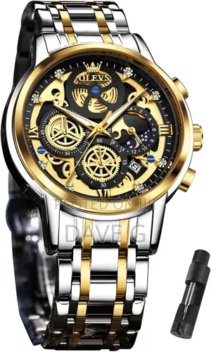 Olevs Mens Watch Chronograph Luxury Watch