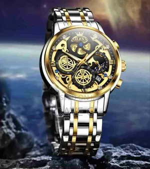 Olevs Men's Watches Top Brand Luxury Original Waterproof
