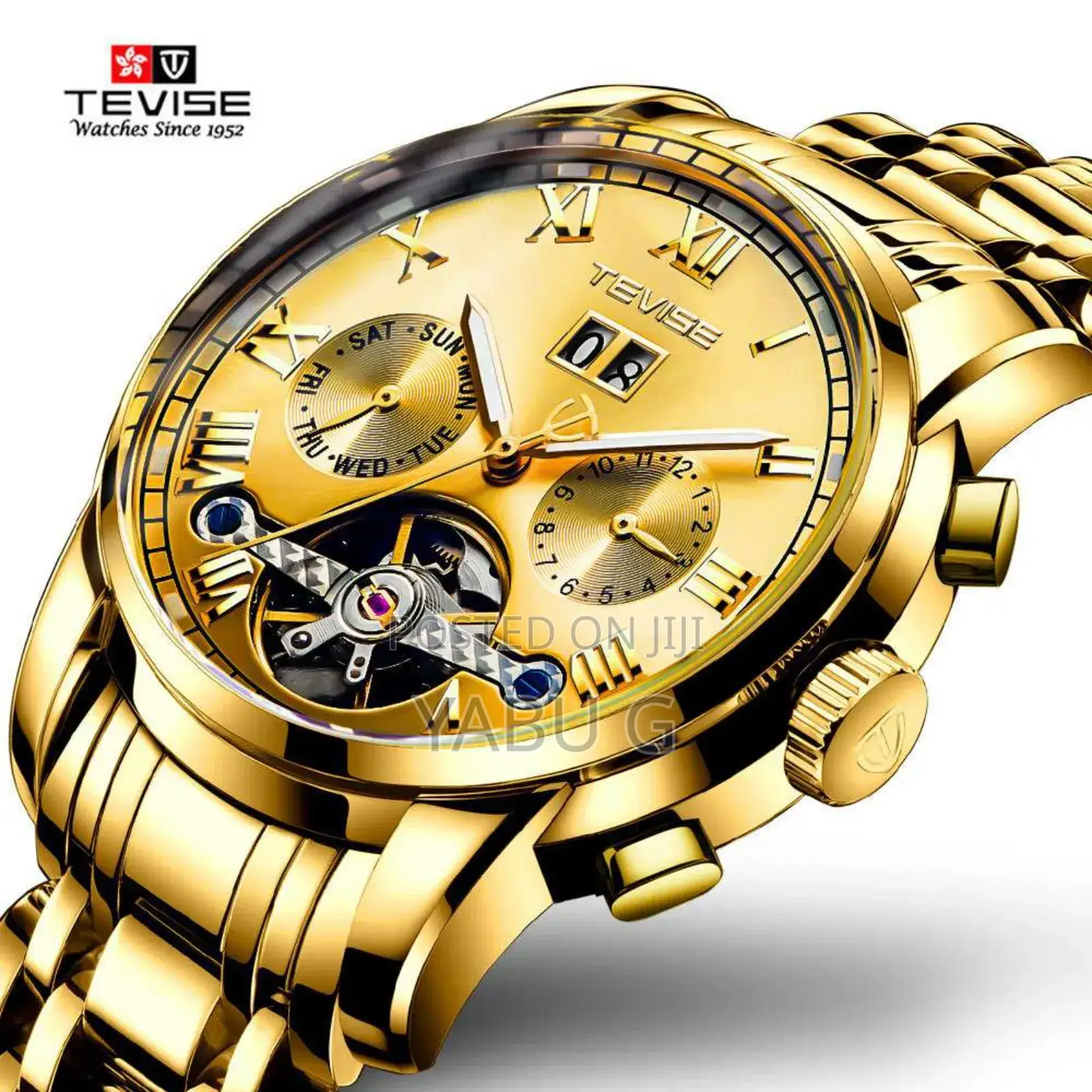 Tevise Luxury Automatic Mechanical Watch for Men