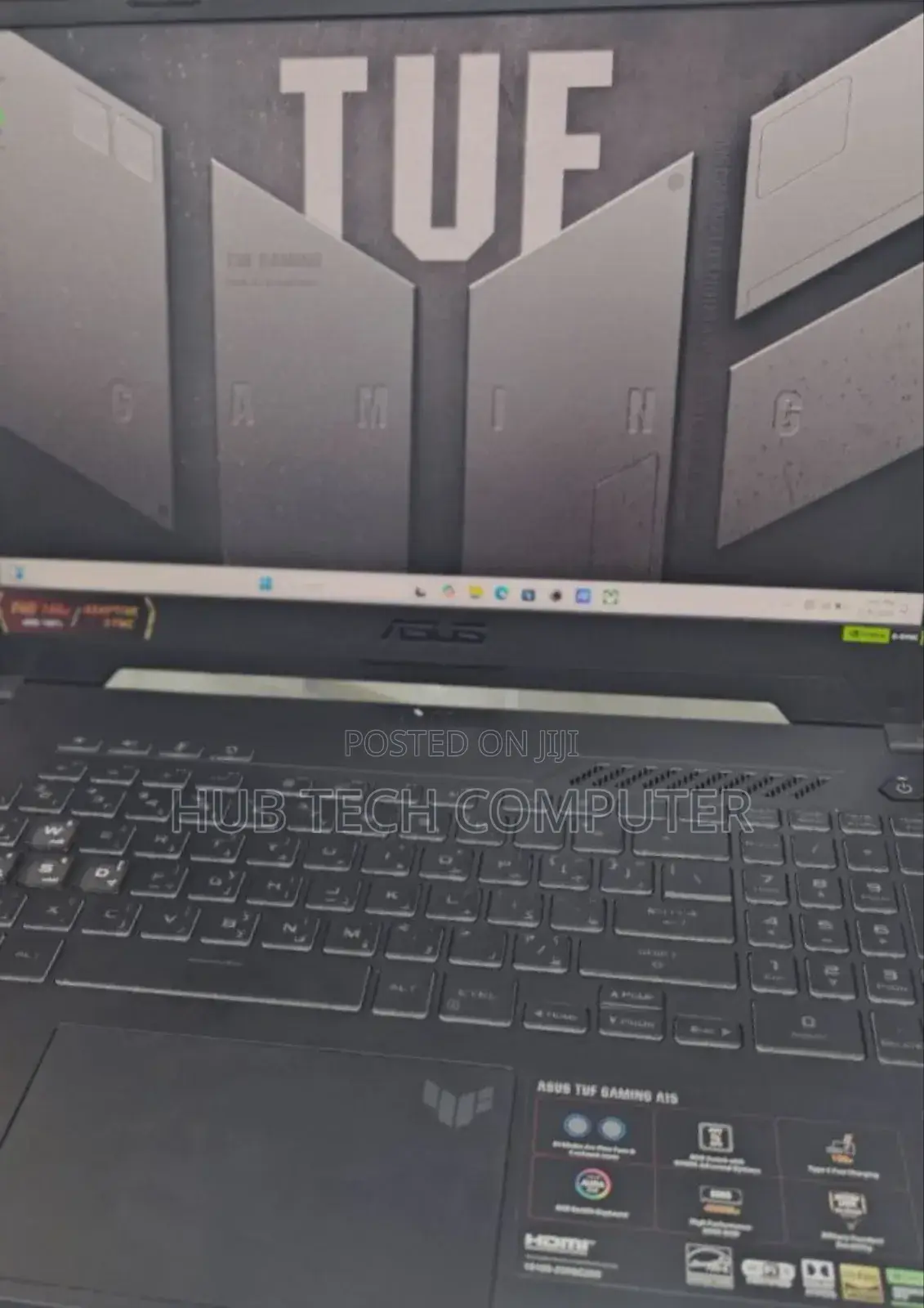 New Laptop Asus TUF Gaming A15 16GB AMD Ryzen 7 SSD 512GB