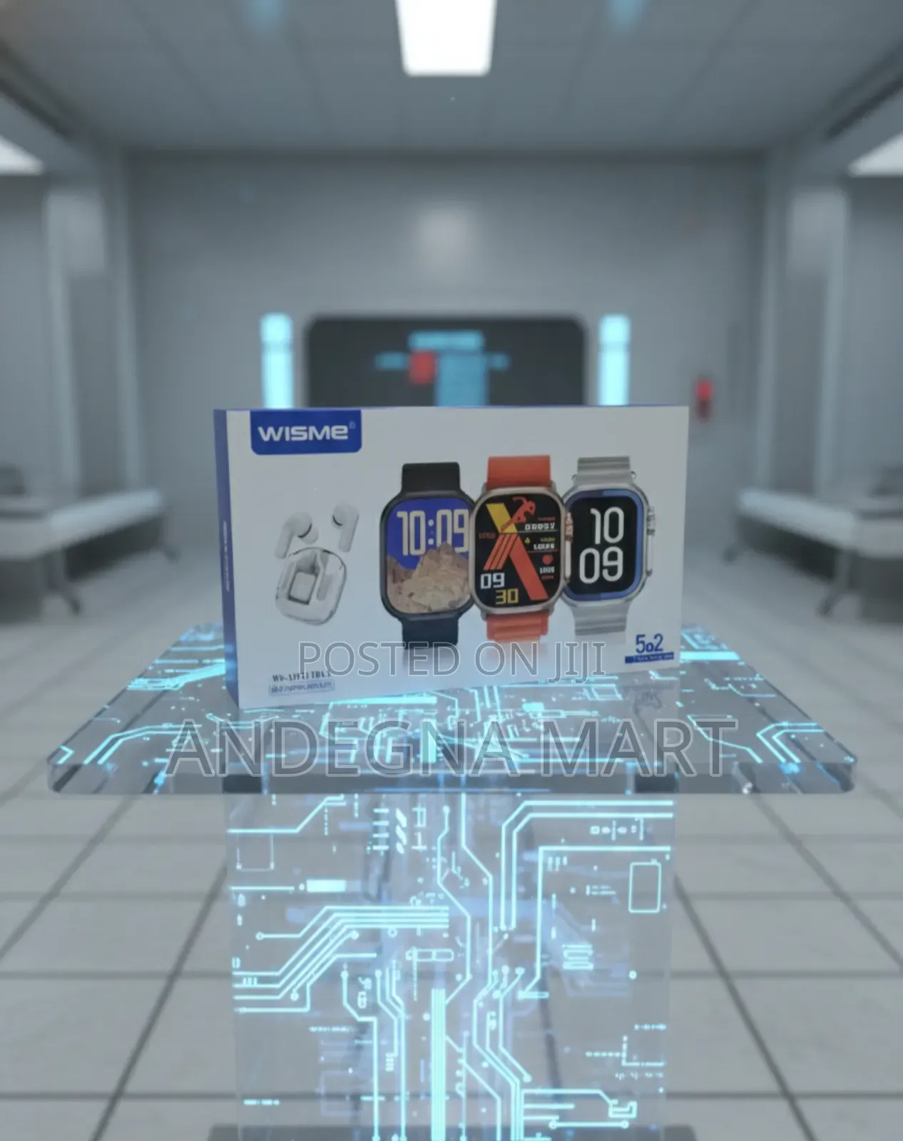 Wisme Full Set Smartwatch Trendy Tech