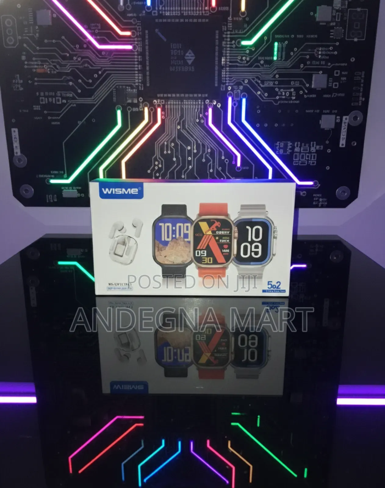 Wisme Full Set Smartwatch Trendy Tech