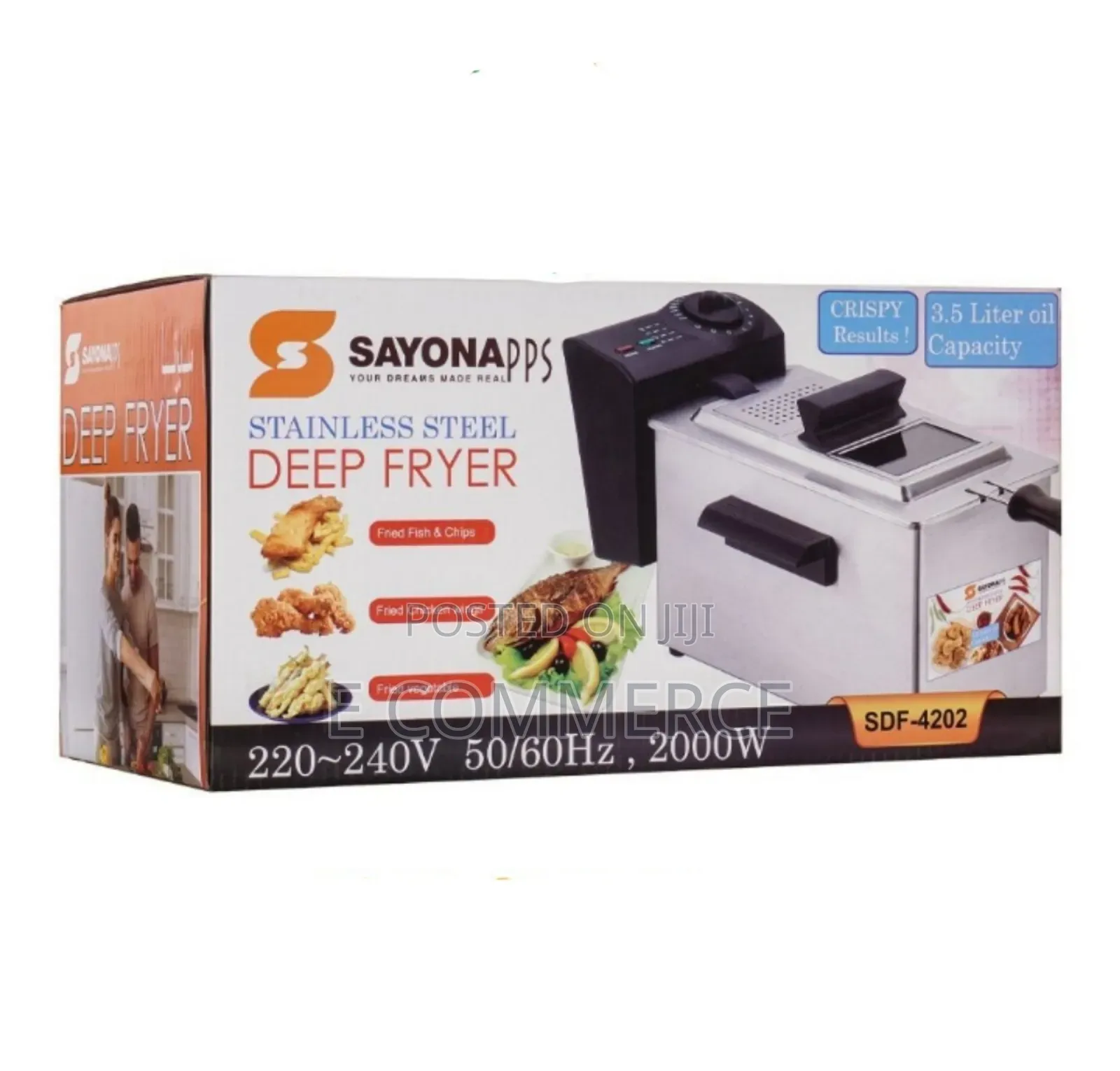 Sayona Apps Electric Deep Fryer