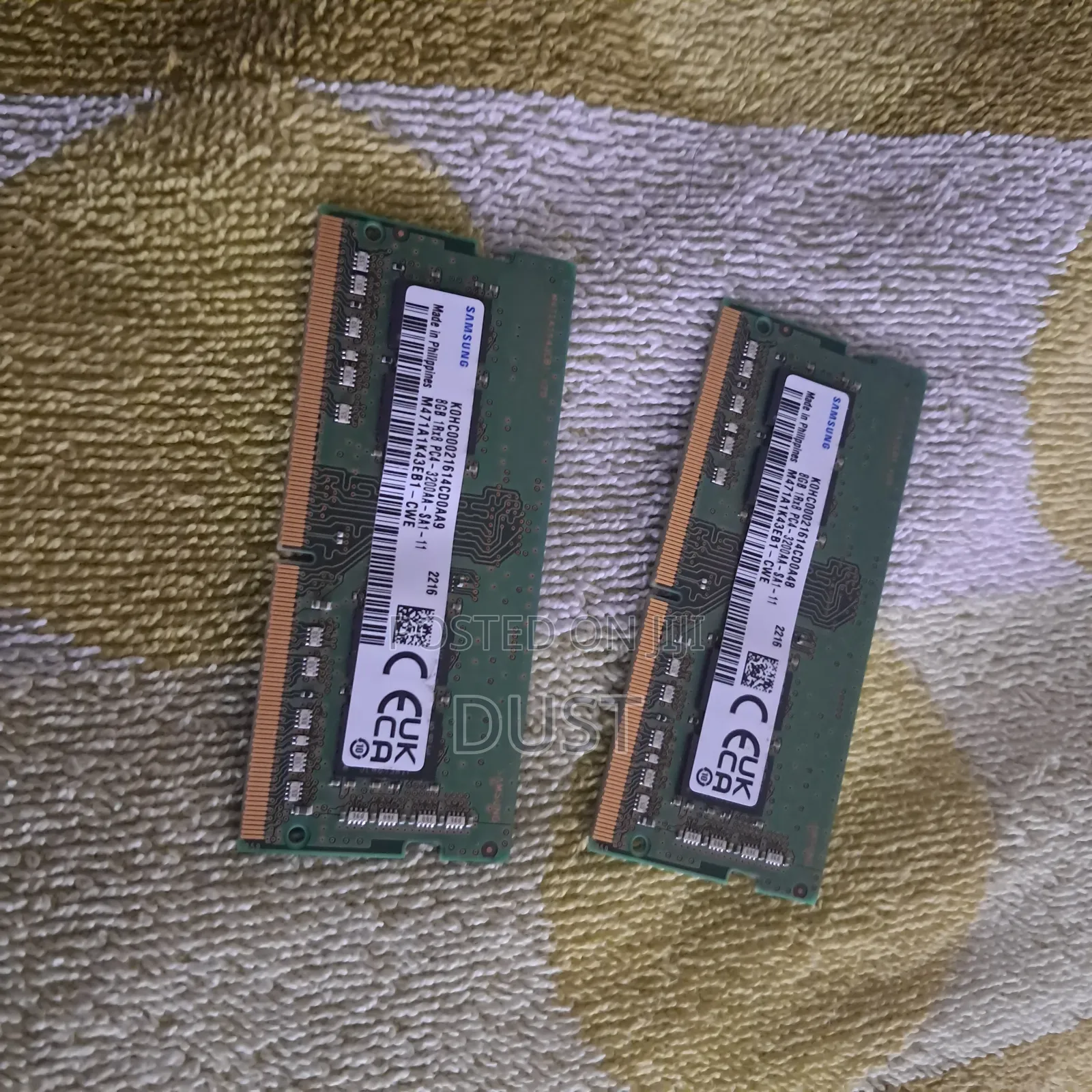 Two 8gb Ram Ddr4 Sticks