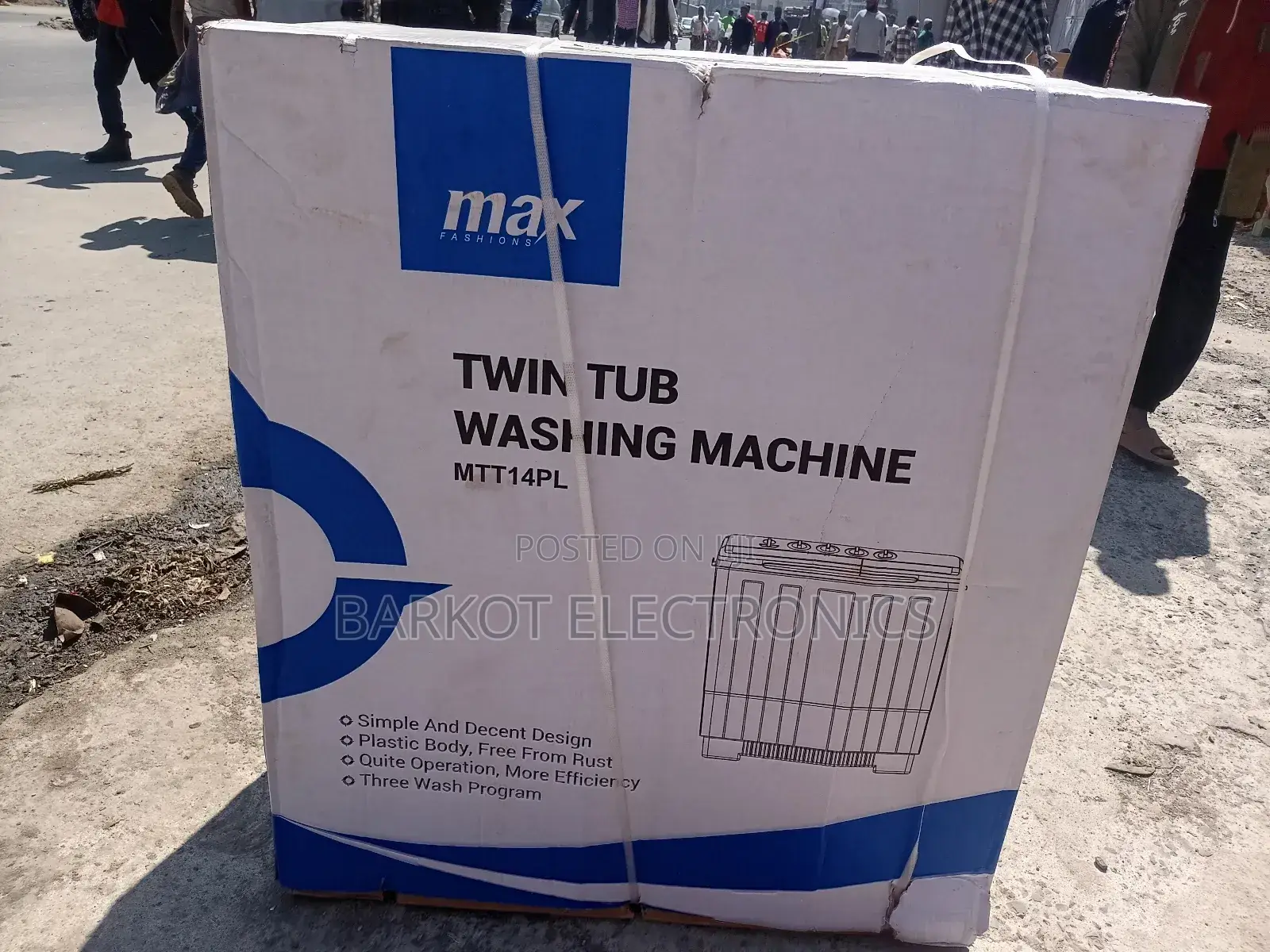 Max Twin Tub Washing Mashins MTT 14 Tl Kg