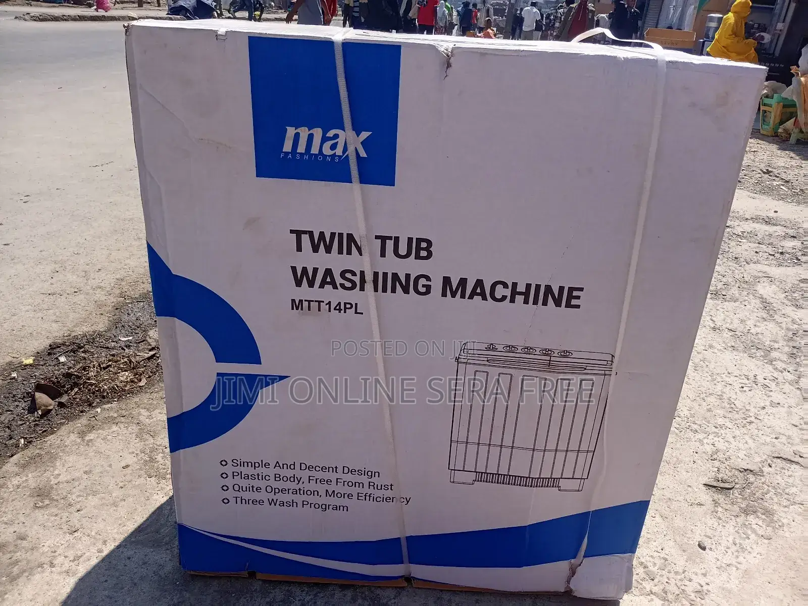 Max Twin Tub Washing Mashins MTT 14 Tl Kg