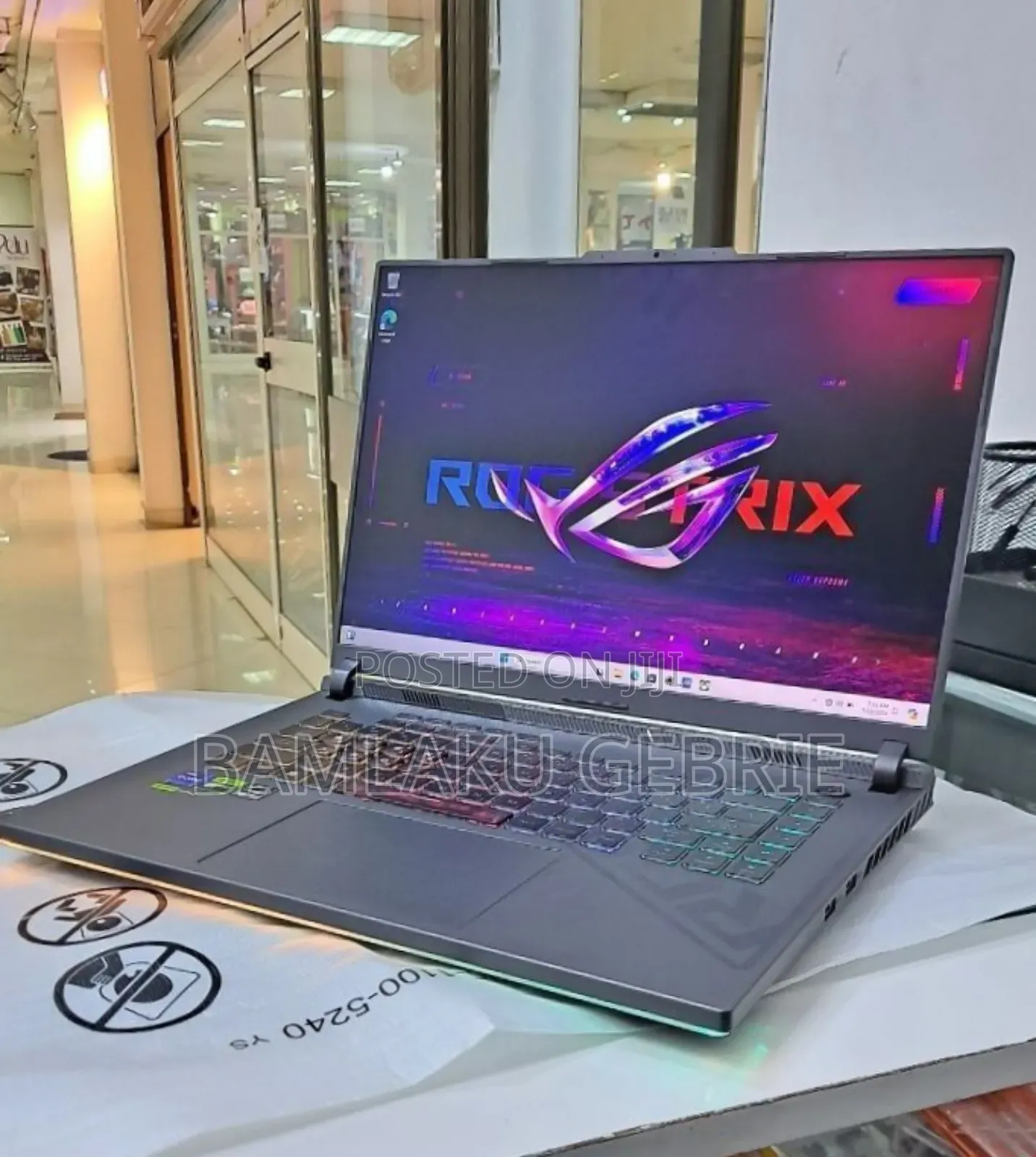 New Laptop Asus ROG Strix G16 G614 16GB Intel Core I7 SSD 1T