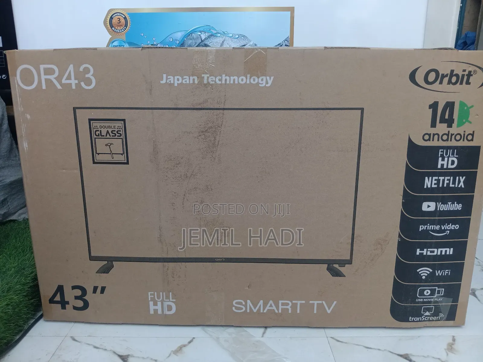 Orbit Smart Tv 43 Qled Andraid Framless 2025 Model