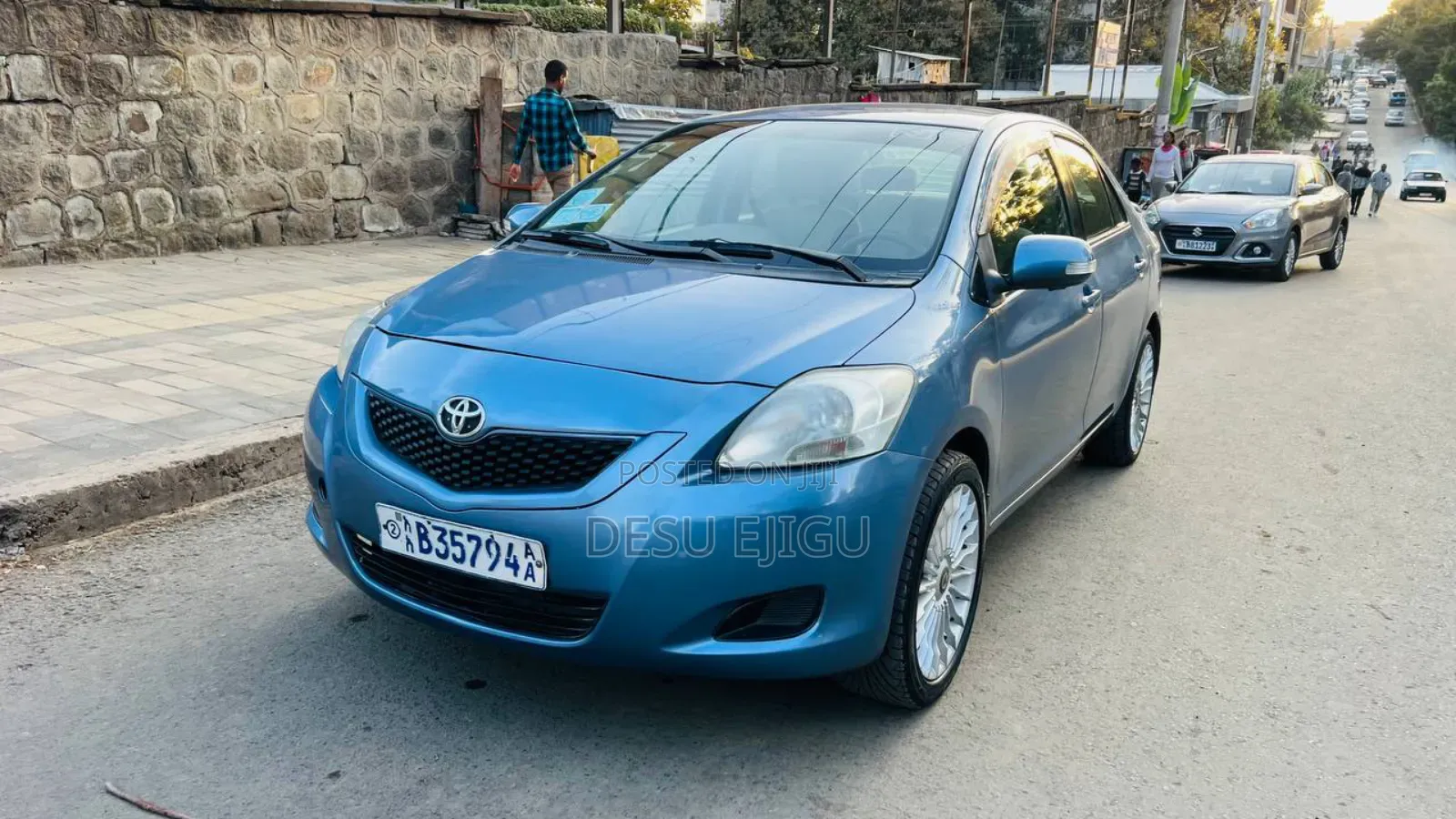 Toyota Belta 2010 Blue