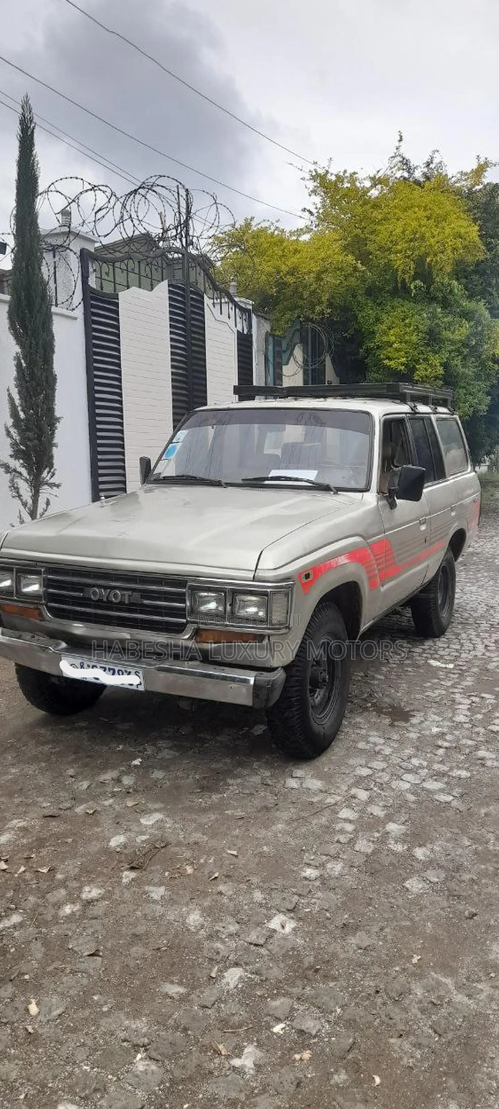 Toyota Land Cruiser 1989 Gray