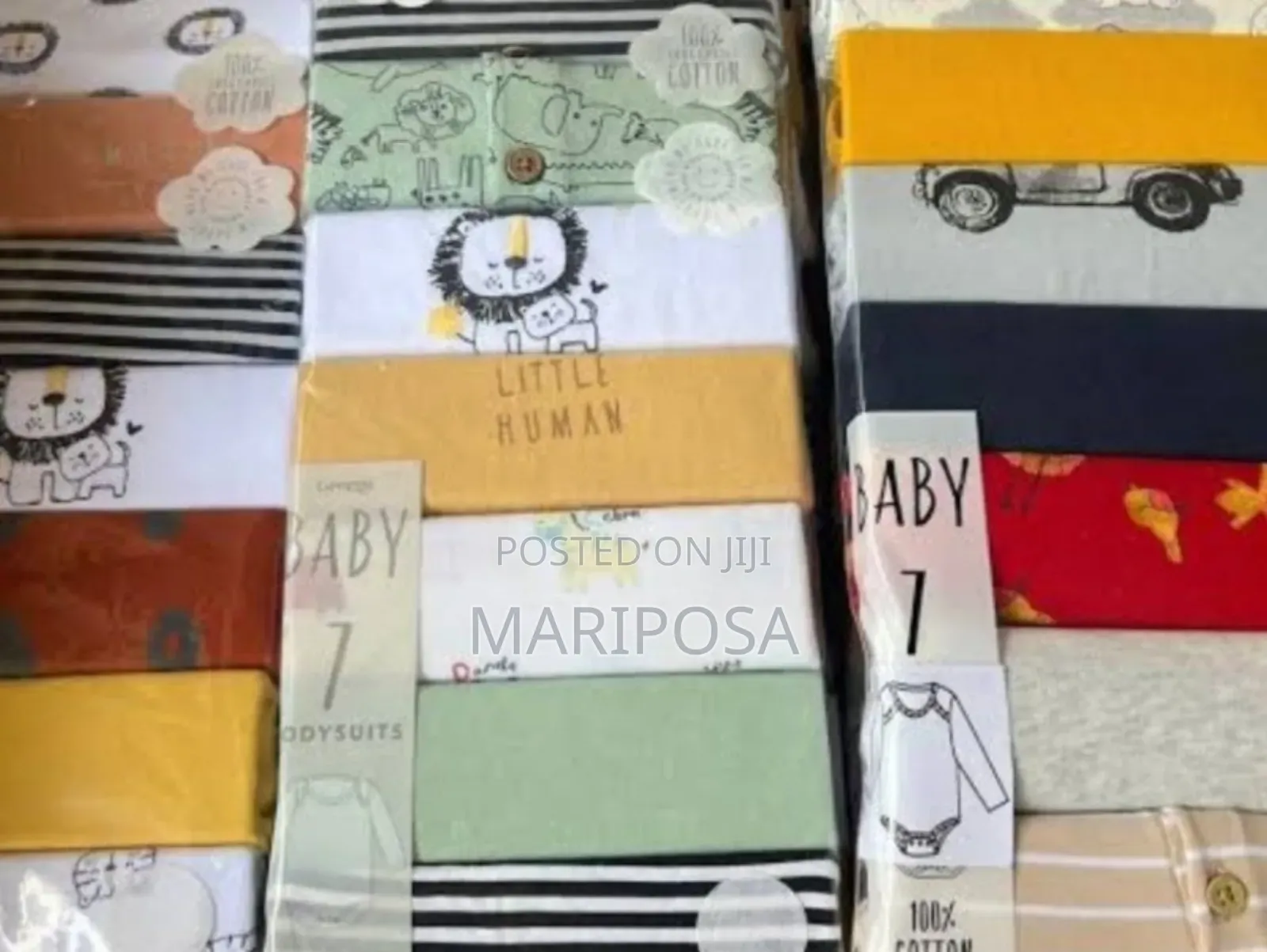 ባለ 7 ፍሬ የልጆች የዳይፐር ቲሸርት