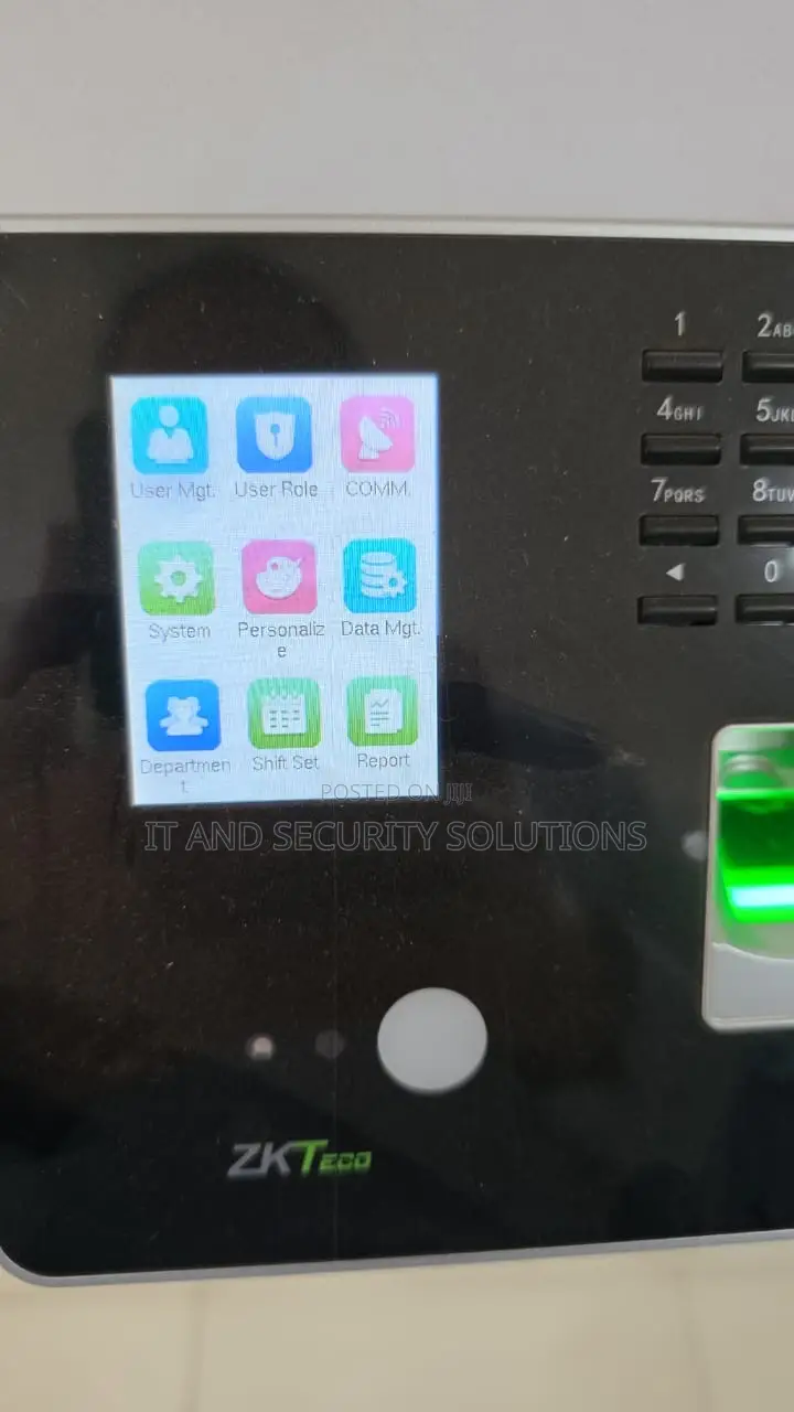 Zkteco Face And Fingerprint Time Attendance With Adms