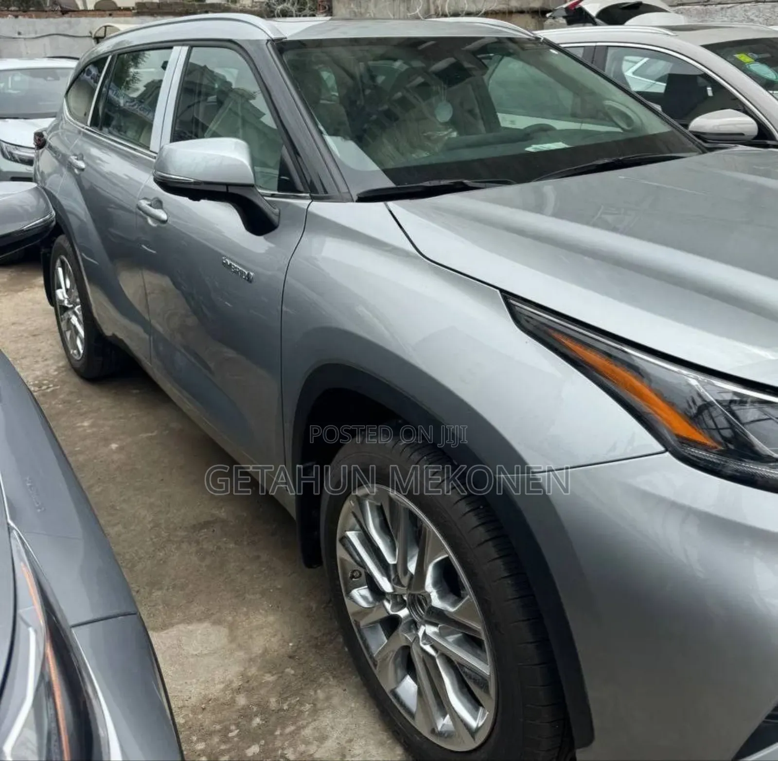 New Toyota Highlander Hybrid 2024 Silver