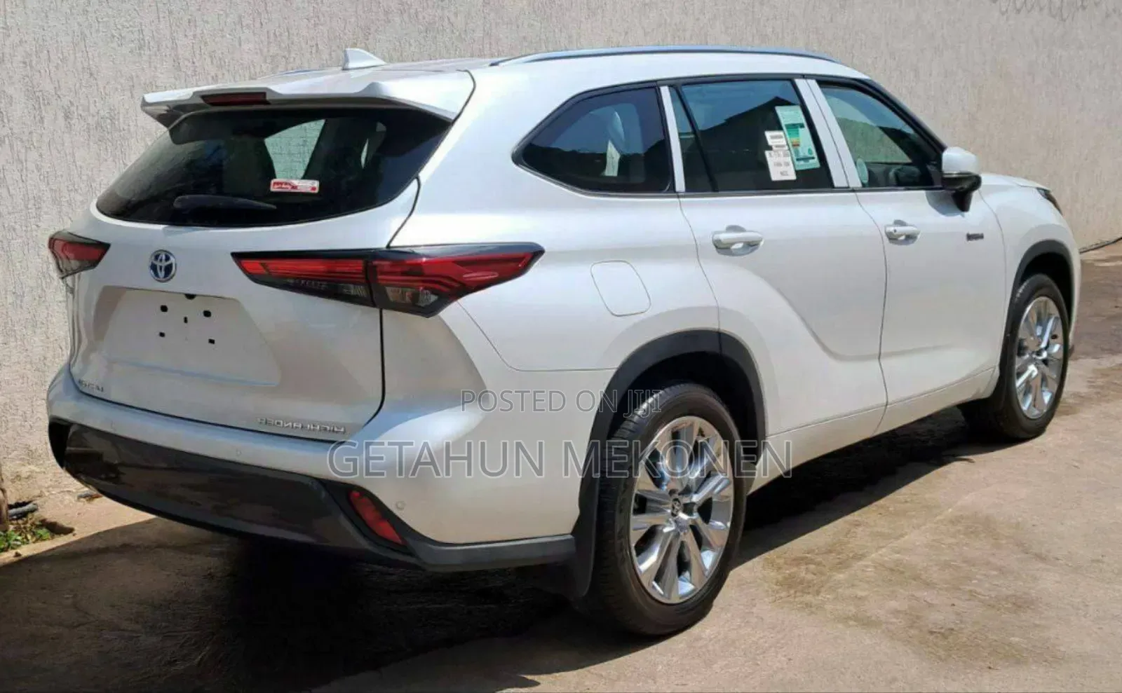 New Toyota Highlander Hybrid 2024 Silver