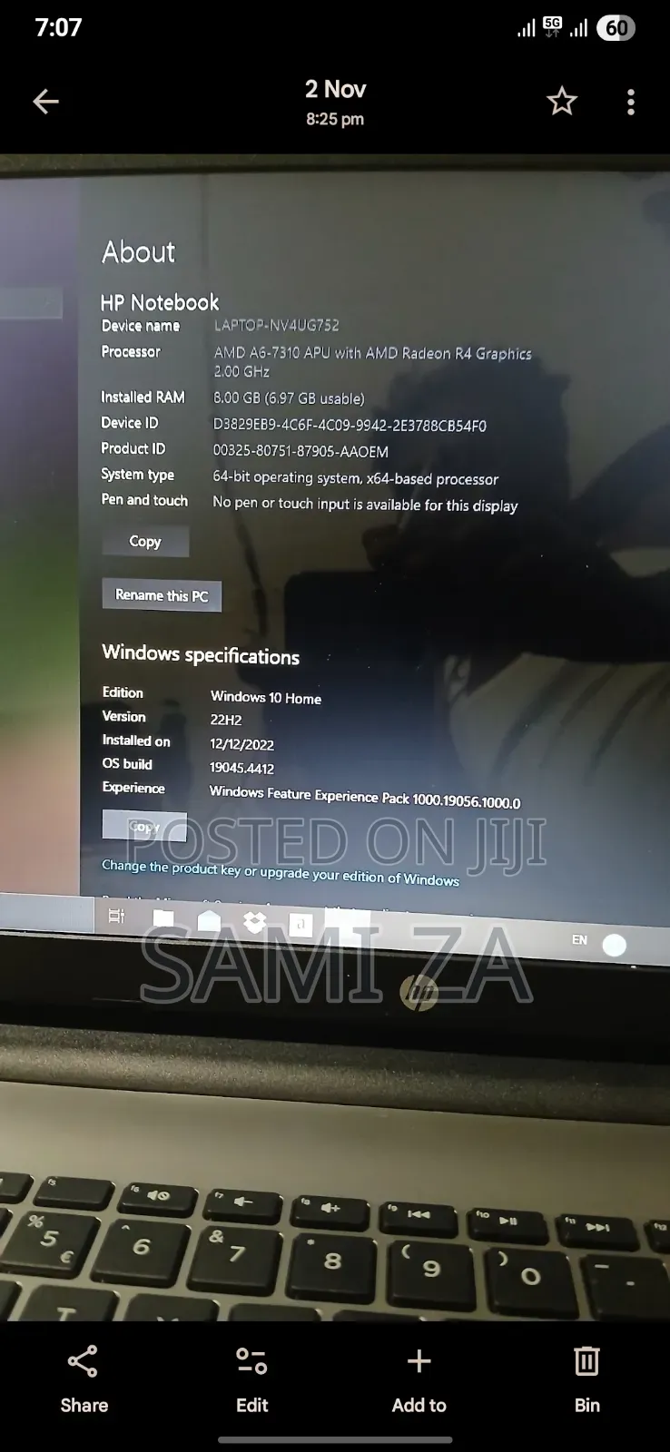 Laptop HP Stream Notebook 8GB Intel Core 5 SSD 256GB