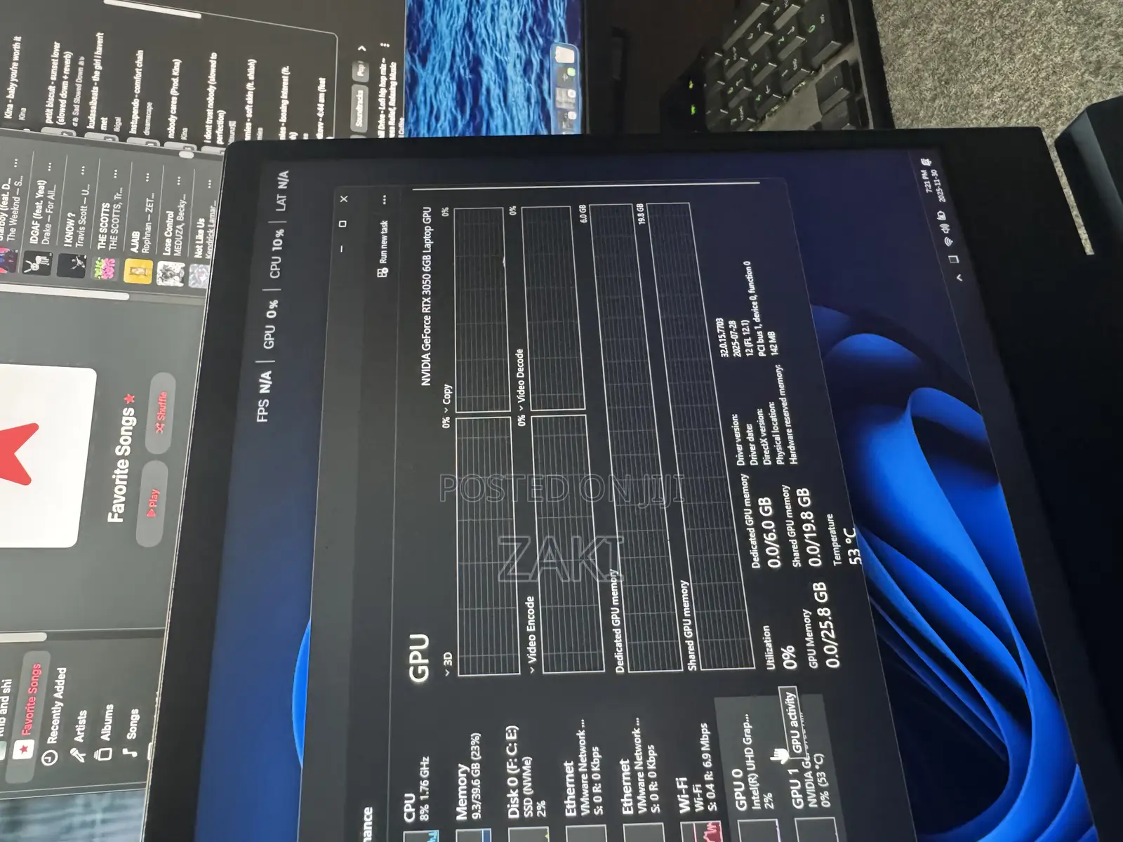 Laptop HP Victus 15 40GB Intel Core I5 HDD+SSD 2T