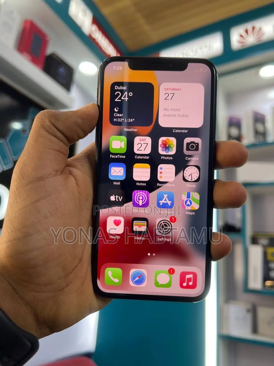 New Apple iPhone X 256 GB Black