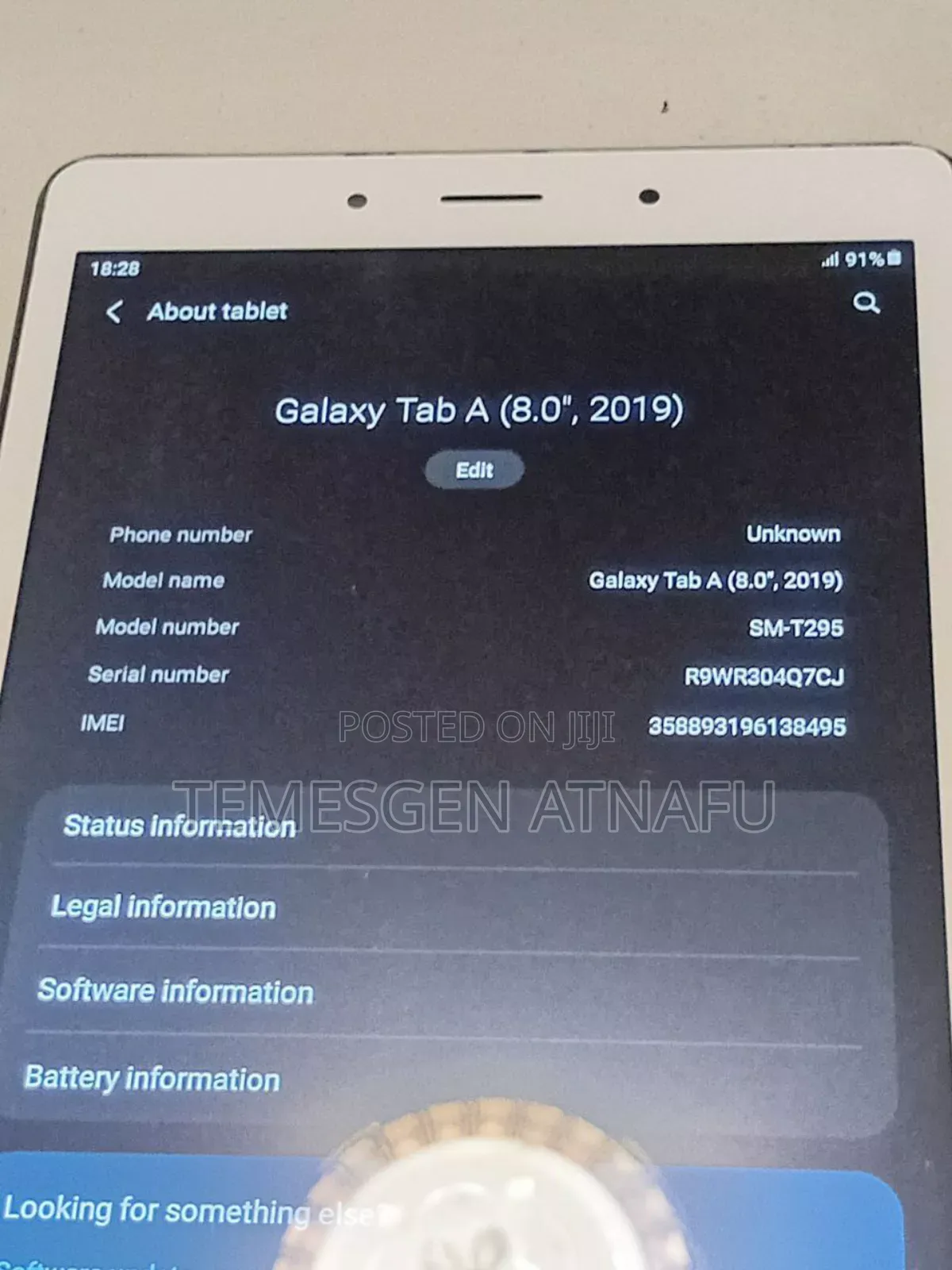 Samsung Galaxy Tab A  SM-T285 32 GB White