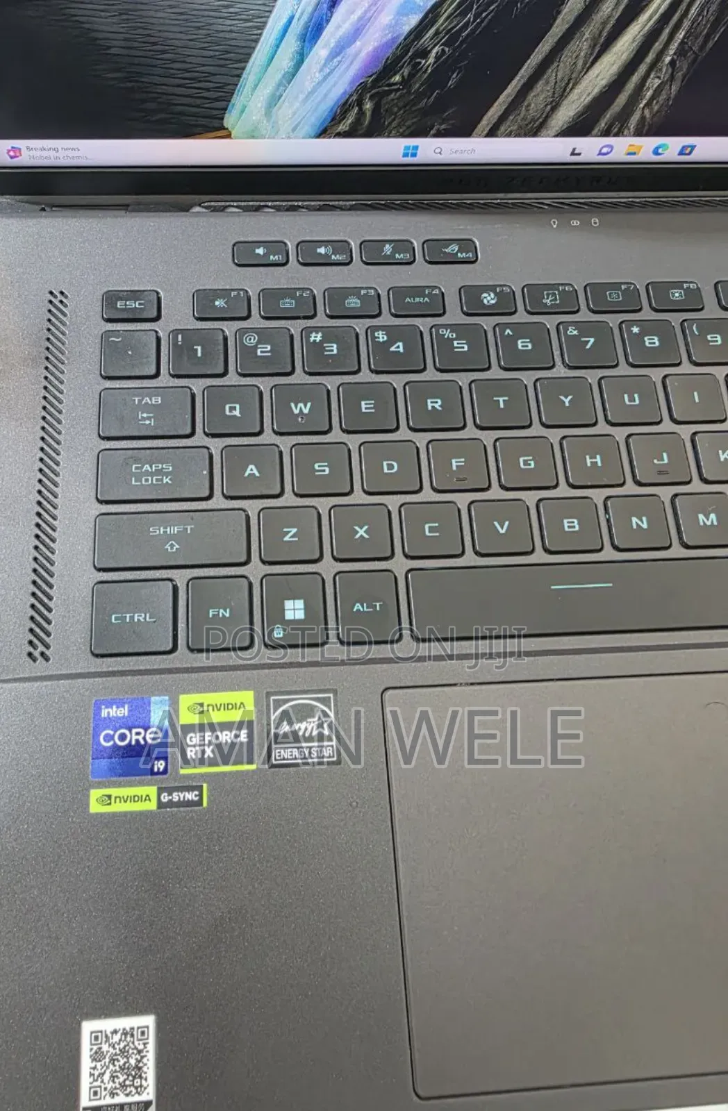 New Laptop Asus ROG Zephyrus G15 16GB Intel Core I9 SSD 1T