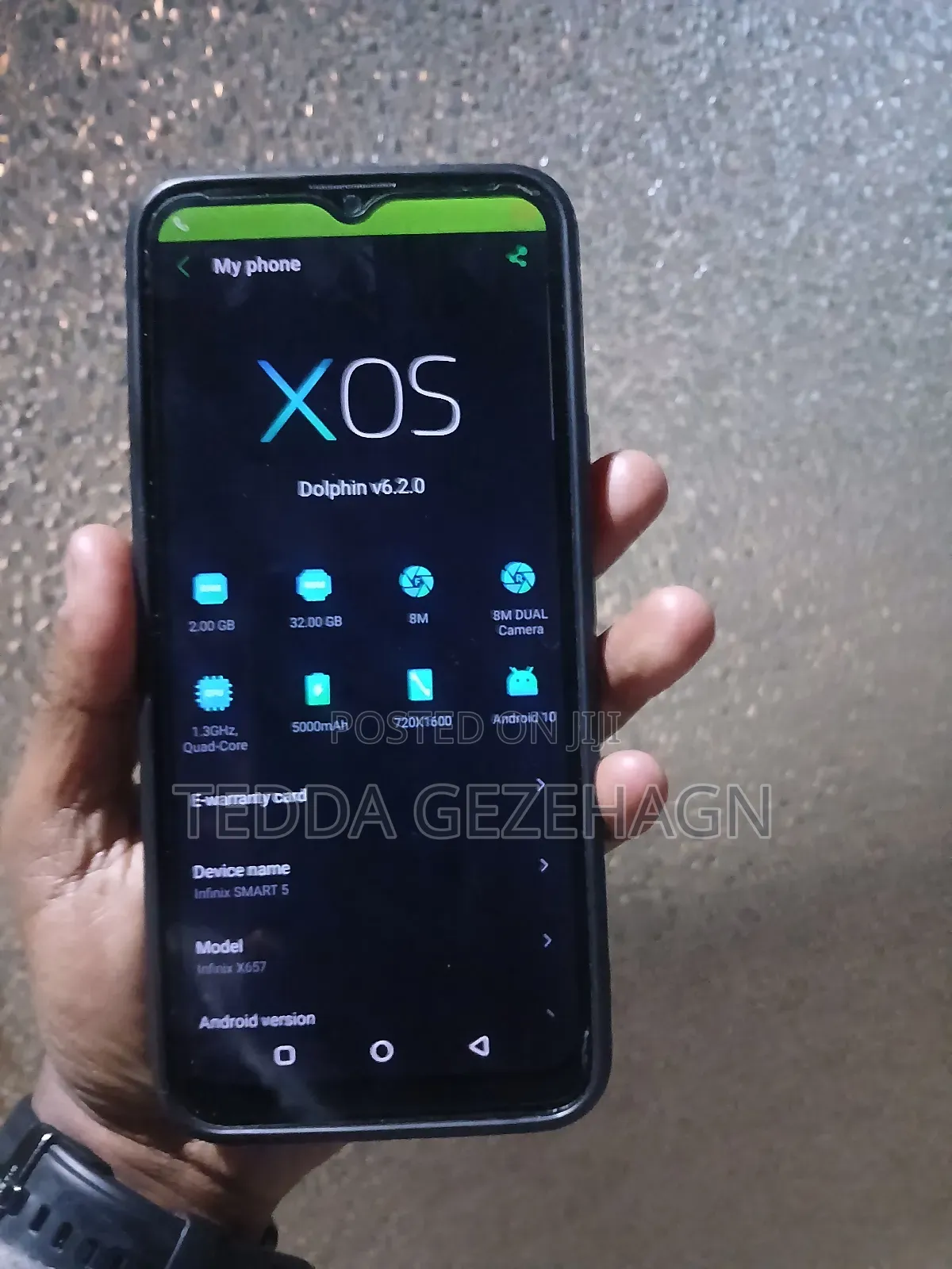 Infinix Smart 5 32 GB Blue