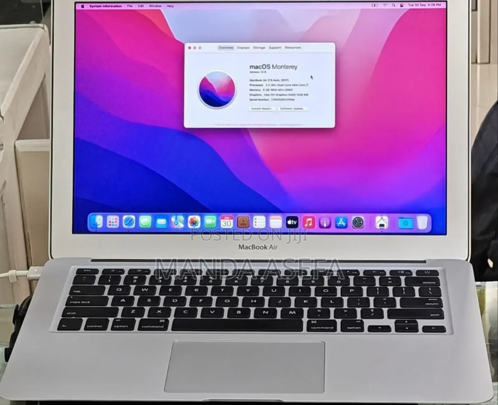 New Laptop Apple MacBook Air 2017 8GB Intel Core I7 SSD 512GB