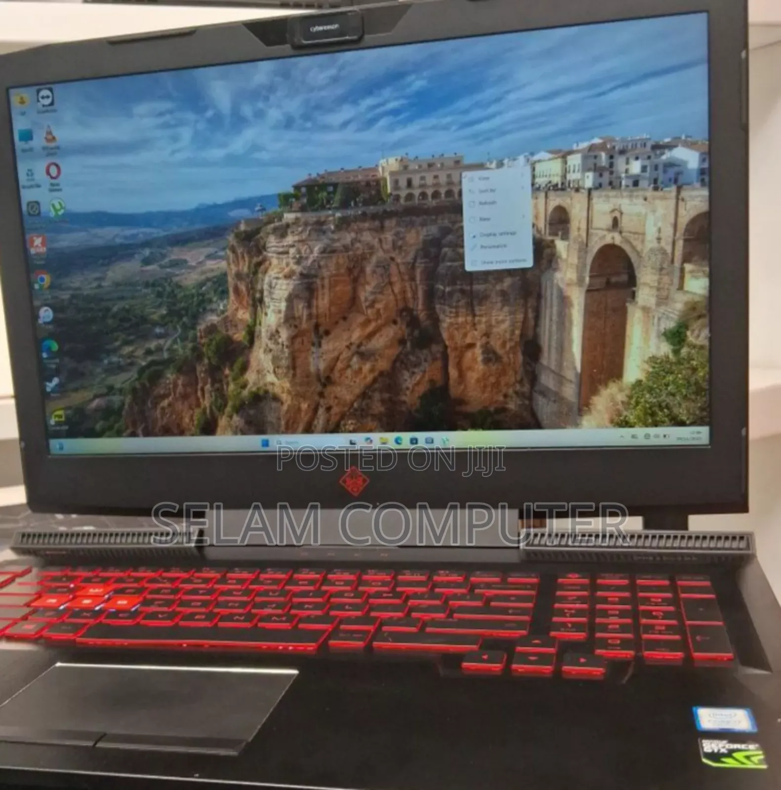 New Laptop HP Omen 17 32GB Intel Core I7 SSD 1T