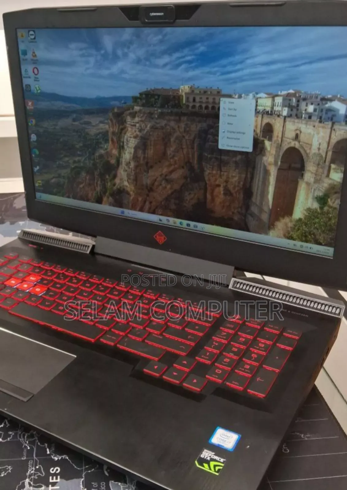 New Laptop HP Omen 17 32GB Intel Core I7 SSD 1T