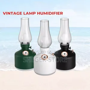 Rechargeable Vintagelamp Humidifier (በኤሌክትሪክ የሚሰራ, ለቤት መልካም መዓዛን የሚሰጥ
