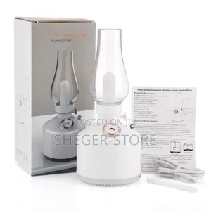 Rechargeable Vintagelamp Humidifier (በኤሌክትሪክ የሚሰራ, ለቤት መልካም መዓዛን የሚሰጥ