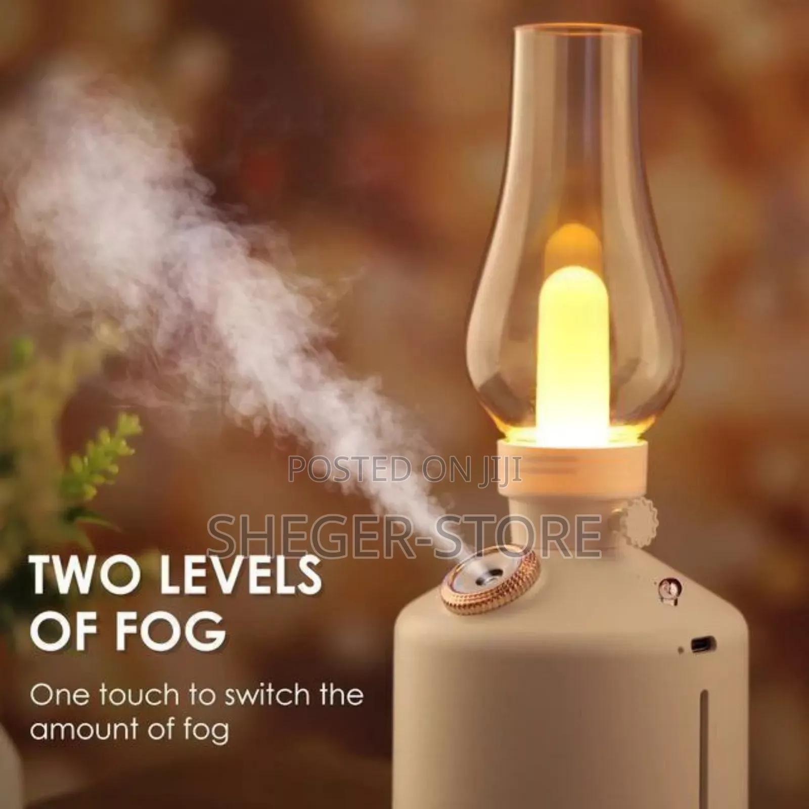 Rechargeable Vintagelamp Humidifier (በኤሌክትሪክ የሚሰራ, ለቤት መልካም መዓዛን የሚሰጥ