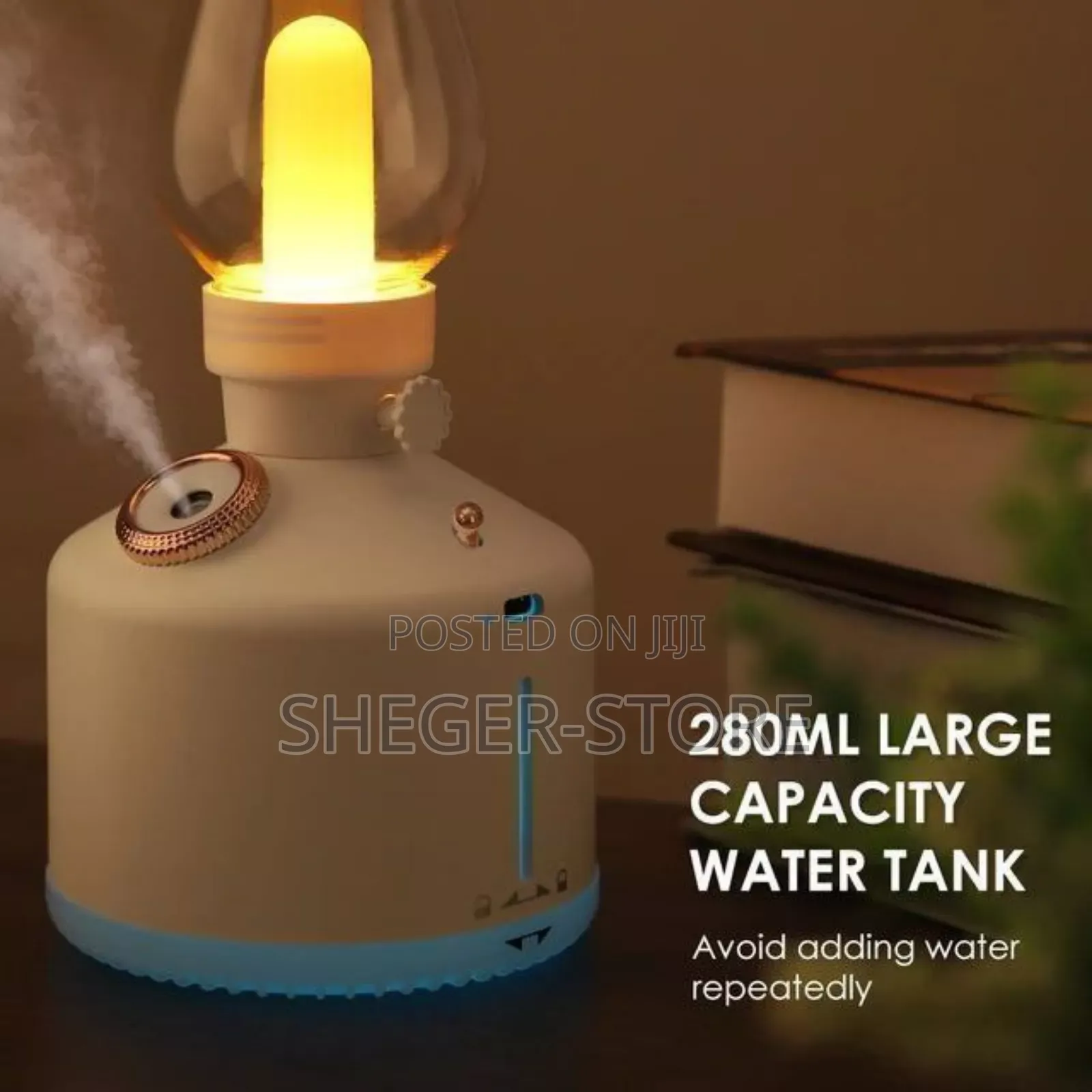 Rechargeable Vintagelamp Humidifier (በኤሌክትሪክ የሚሰራ, ለቤት መልካም መዓዛን የሚሰጥ
