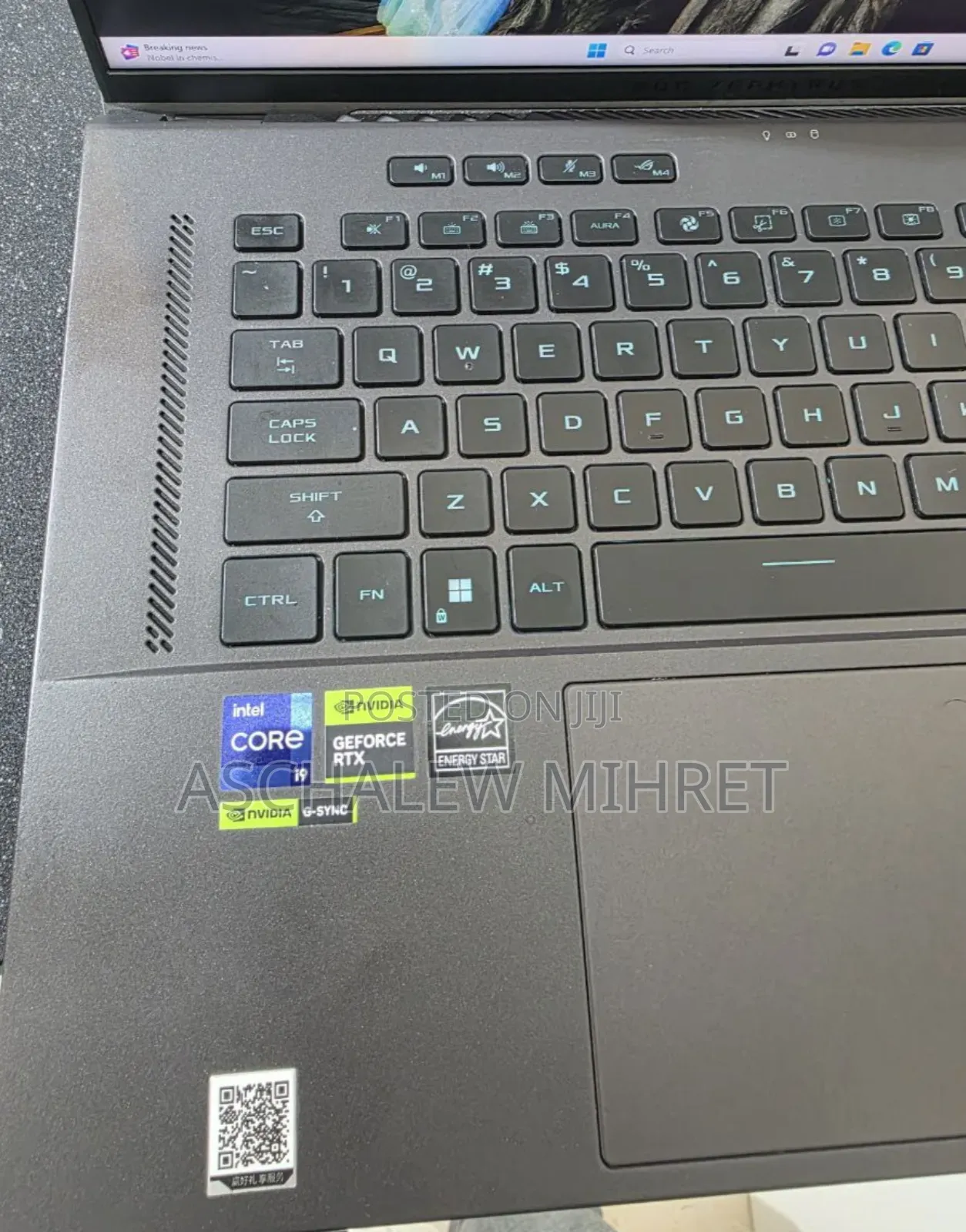 New Laptop Asus ROG Zephyrus G16 16GB Intel Core I9 SSD 1T