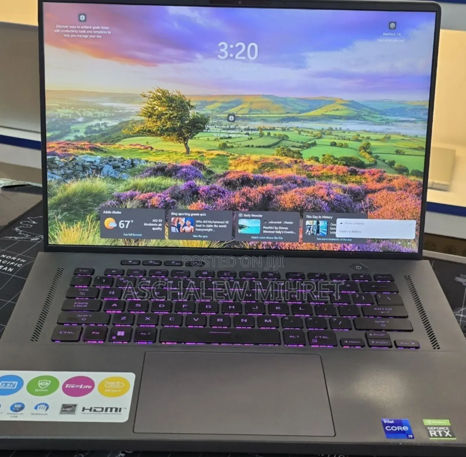 New Laptop Asus TUF Gaming F16 32GB Intel Core I9 SSD 1T