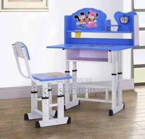 Photo - Modern Kids Study Table and Chair Set