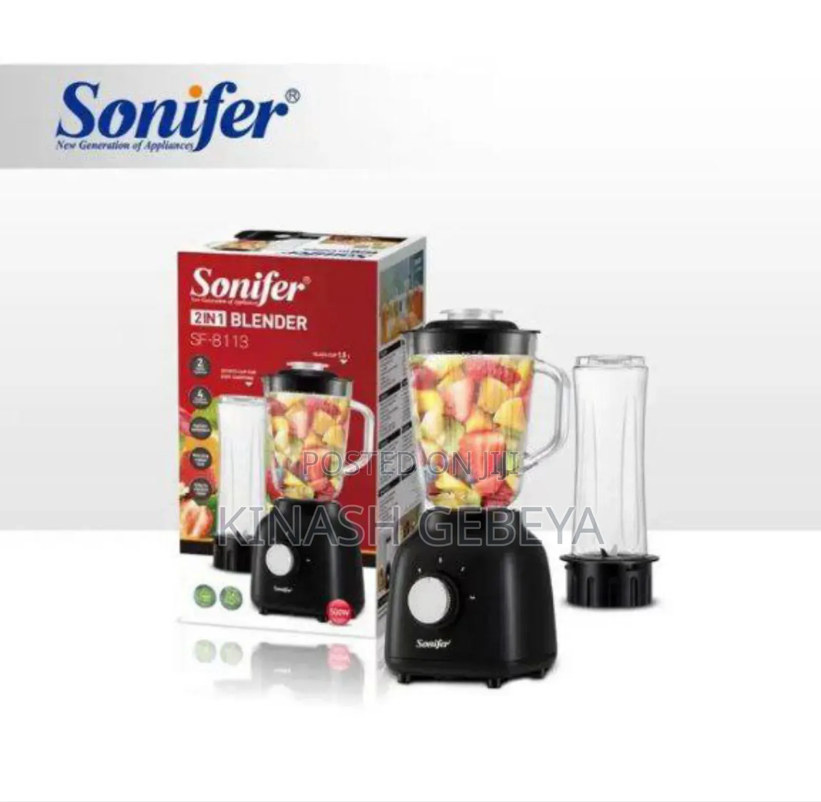 Sonifer 2in1 Juicer Blender(1.5litre)