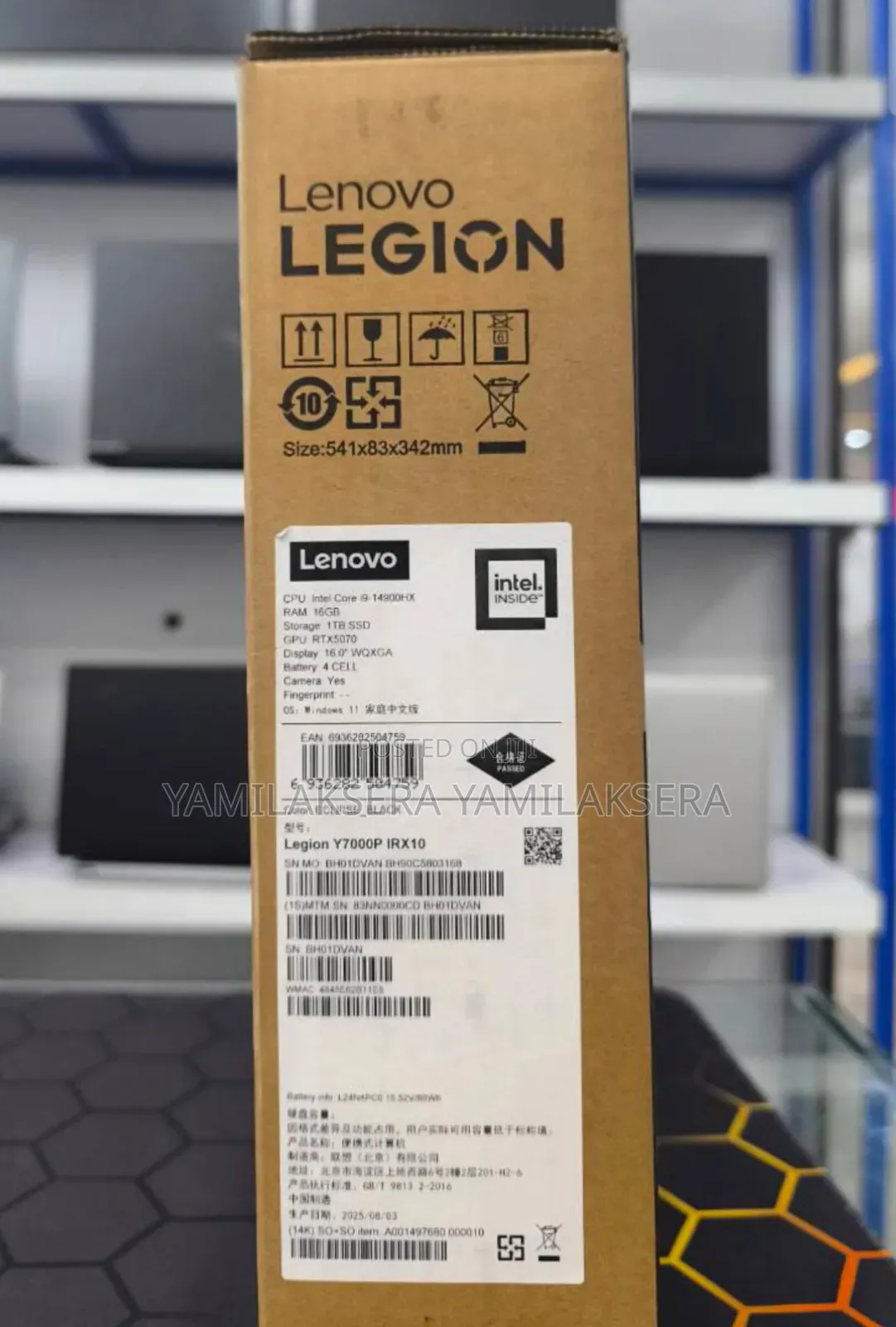 New Lenovo Legion Y7000P IRX9 Gaming Laptop 16GB Intel Core I9 SSD 1T