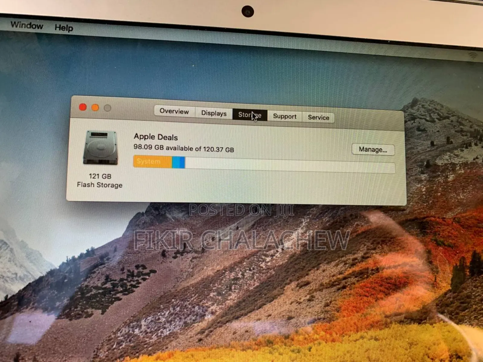 Laptop Apple MacBook Air 2015 4GB Intel Core I5 SSD 128GB