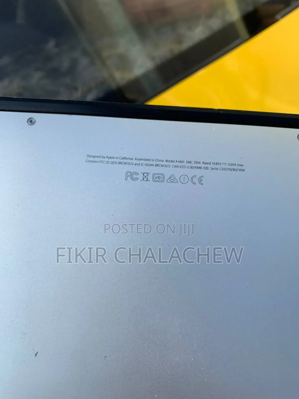 Laptop Apple MacBook Air 2015 4GB Intel Core I5 SSD 128GB