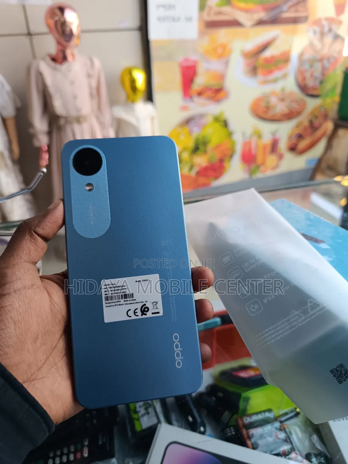 New Oppo A17K 64 GB Gray