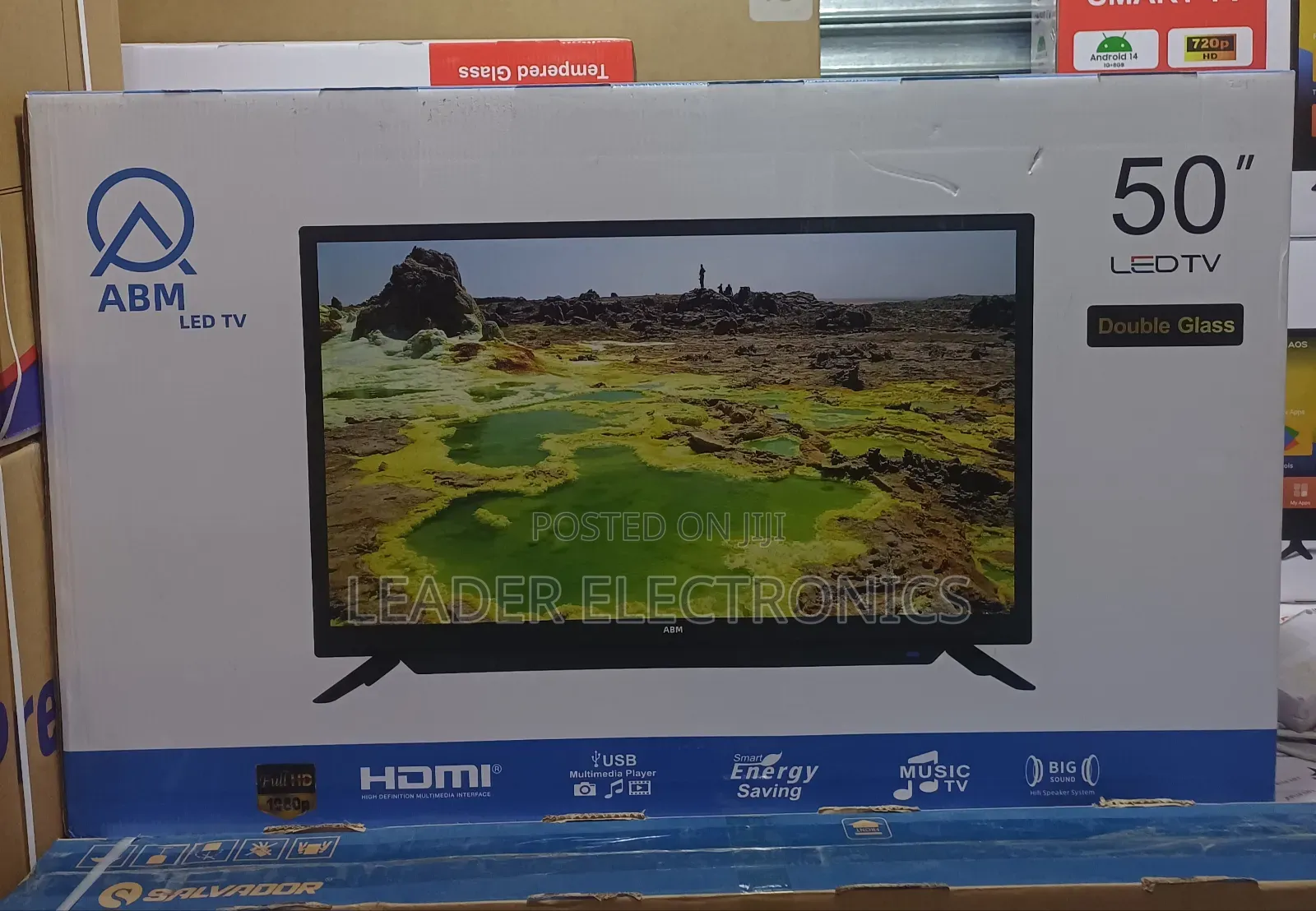 Abm Tv 50" Double Glass Tv