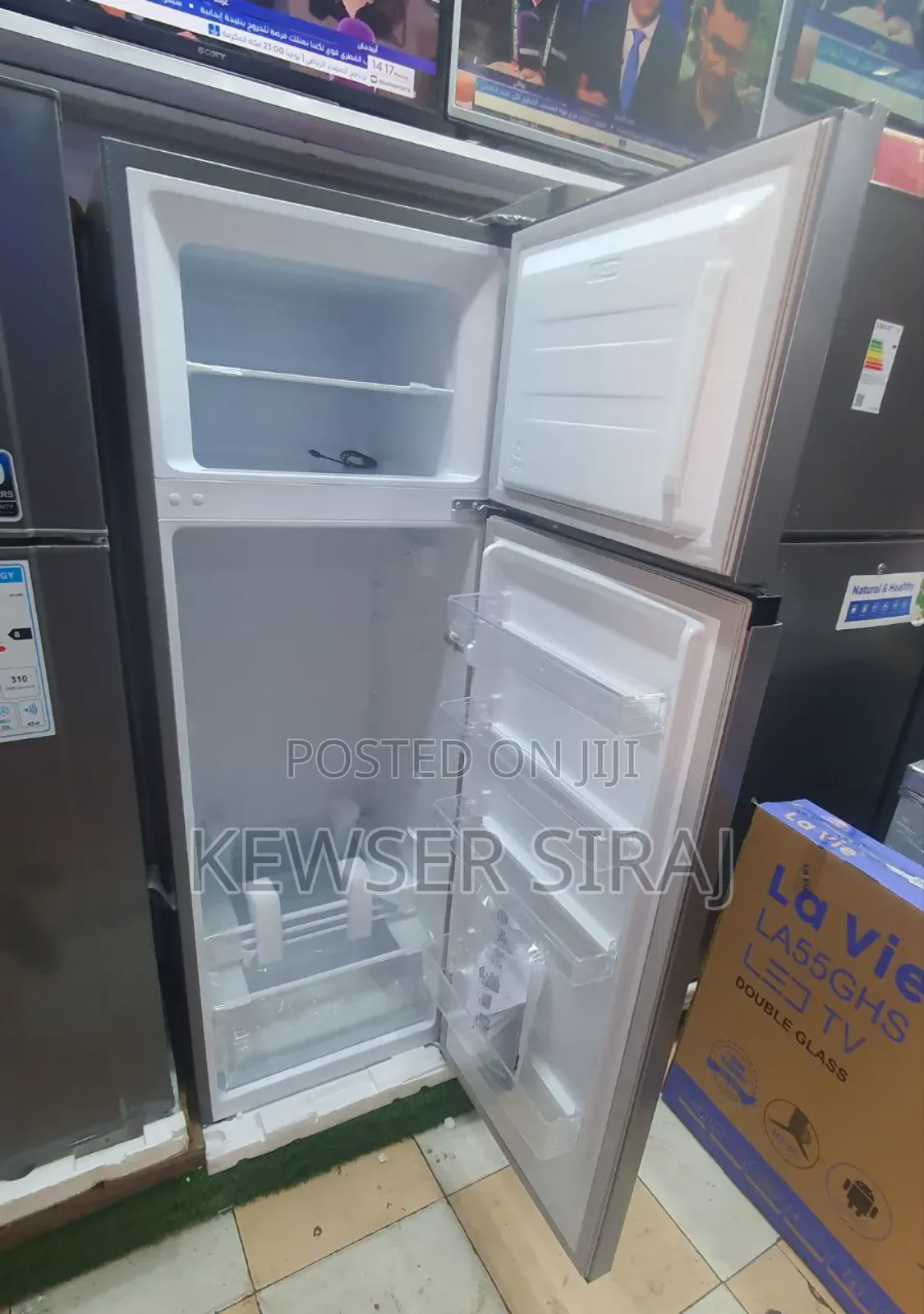 Boss 410 Litre Refrigerator 4,Years Warranty Free Delivery