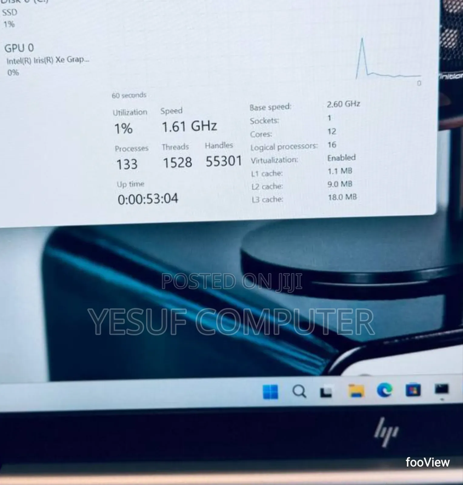 New Laptop HP Pavilion 15 16GB Intel Core i5 SSD 512GB