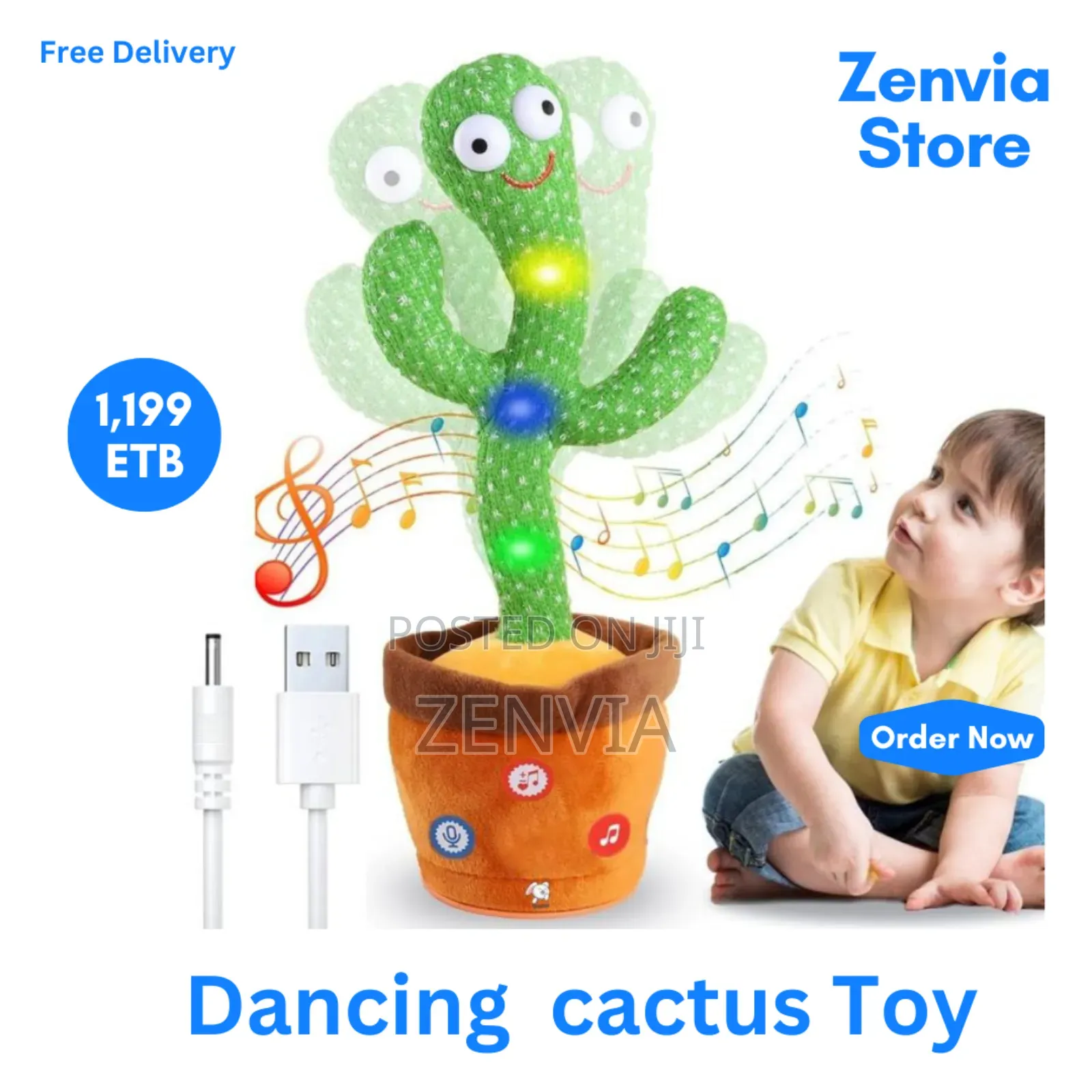 Dancing Cactus Toy