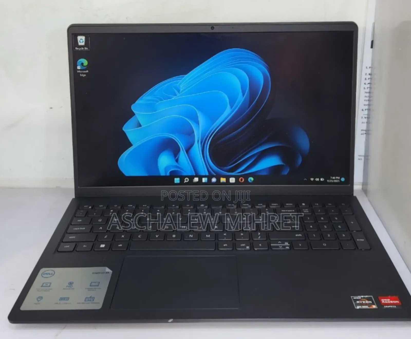 New Laptop Dell Inspiron 15 8GB AMD Ryzen 5 SSD 512GB