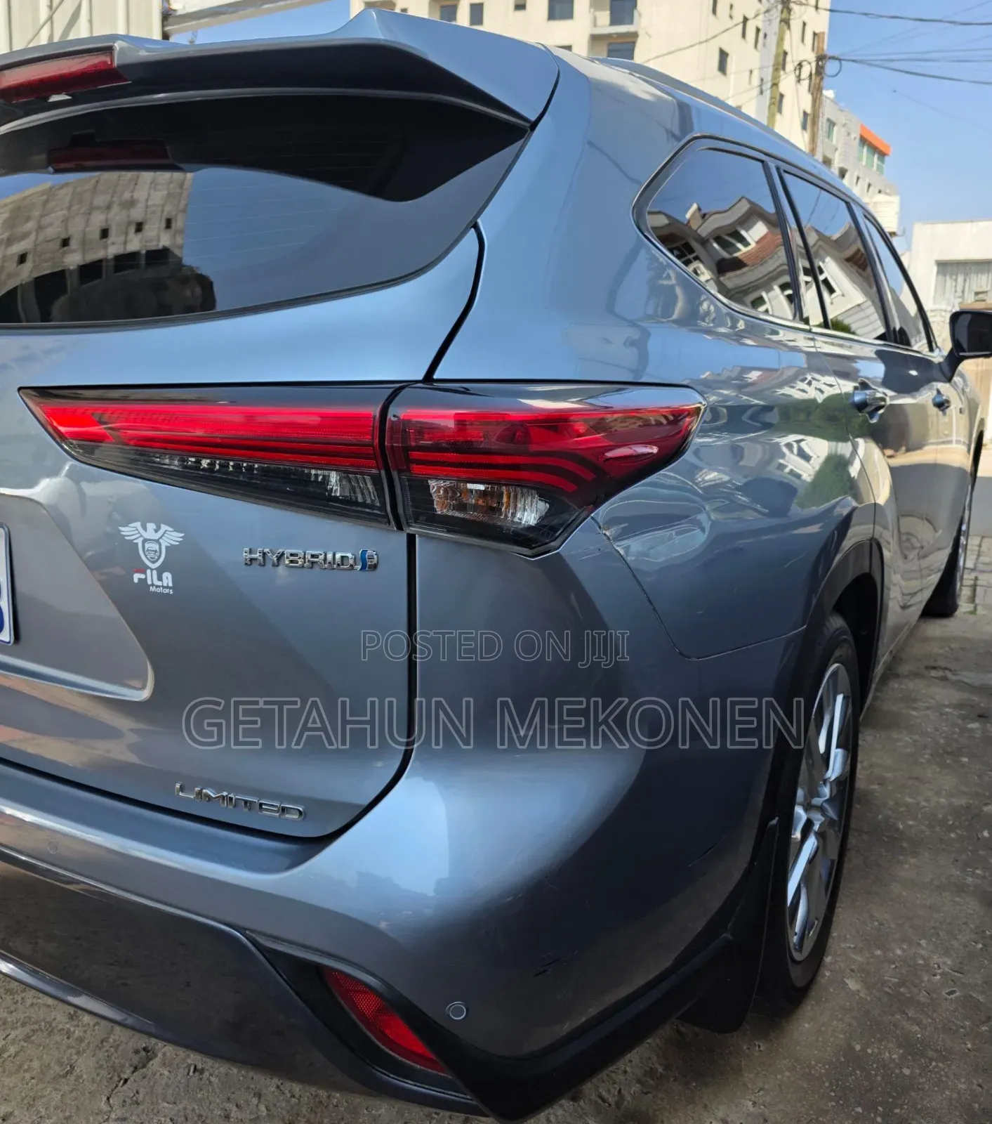New Toyota Highlander Hybrid 2023 Blue